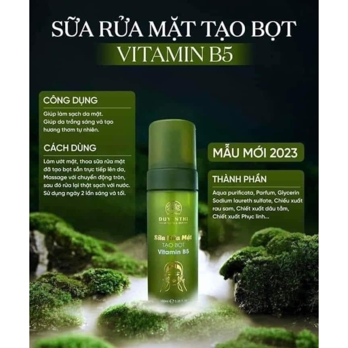 Sửa rửa mặt tạo bọt B5
